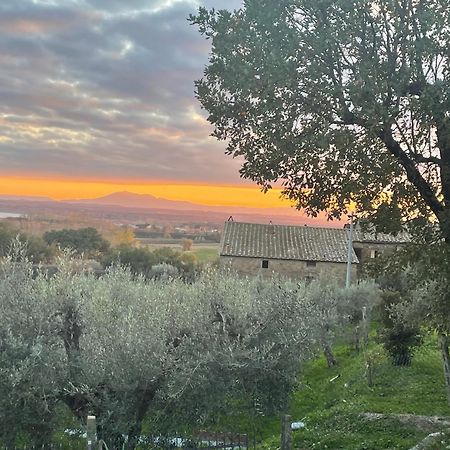 Private Stone Cottage With Starlink & Lake View Tuoro sul Trasimeno Exteriör bild